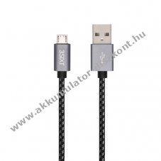 3SIXT USB A 2.0 s micro USB B 2.0 tlt- s adatkbel 2m - Kirusts! - A kszlet erejig!