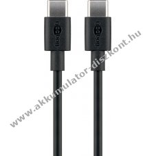 Goobay USB C tlt- s adatkbel fekete (50cm)