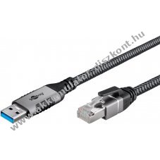 Ethernet Kbel USB-A 3.0 - RJ45 csatlakoz 1.5m