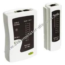 Goobay hlzati teszter  RJ11, RJ12, RJ45, ISDN, CAT5, CAT6