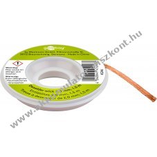 2mm-es kiforraszt huzal/nszv szalag, 1.5m