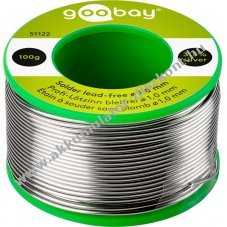 Profi forrasztn 1mm tmrj (3.5 szzalk ezst), 100g