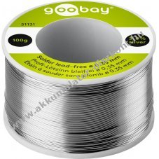 Profi forrasztn 0.35mm tmrj (3.8 szzalk ezst), 100g