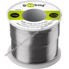 Forrasztn 1mm tmrj (0.3% ezst), 250g