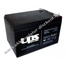 �lom Akkumul�tor 12V 12Ah UPS POWER MC12-12(12V12Ah/20H) csatlakoz�: F1