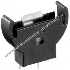 Goobay CR2012-CR2032 gombelem tart� fekete max.20mm ny�kra szerelhet� f�gg�leges (3 t�s)