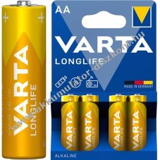 Varta LR6 AA Mignon ceruza 4106 1,5V 4db/csomag elem alk�li-mang�n - Ki�rus�t�s