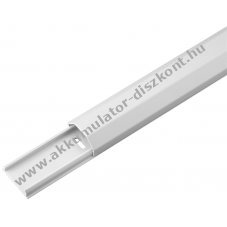 Goobay f�lk�r�ves alum�nium k�belcsatorna feh�r 1100x33x18mm
