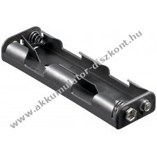 Goobay 4x AA (Mignon ceruza) elemtart� nyom�gombos csatlakoz� - Ki�rus�t�s
