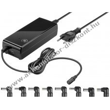 Goobay univerz�lis notebook t�pegys�g 90W 12V-22V 4A 8db DC-adapter USB-A