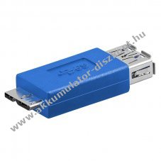 Goobay USB 3.0 SuperSpeed adapter USB 3.0A aljzat USB 3.0 Micro B csatlakoz� - A k�szlet erej�ig