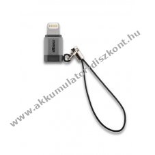 Cabstone Lightning - Micro-USB adapter fekete Apple MFi - A k�szlet erej�ig