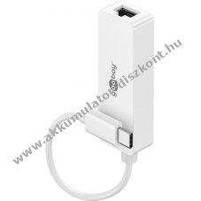 Goobay USB-C-Ethernet adapter feh�r RJ45