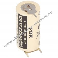 Panasonic CR17335SE elem 3 forrf�llel (1x +p�lus, 2x -p�lus) 10mm raszter l�tium