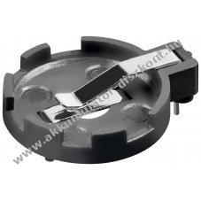 Goobay CR2012-CR2032 gombelem tart� max.20mm fekete ny�kra szerelhet� v�zszintes 2 t�s