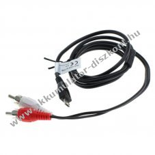 OTB audi�k�bel - Micro-USB -> RCA audi�-ra