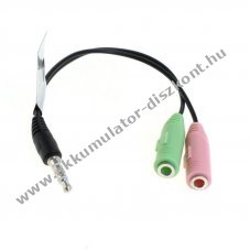 OTB audio splitter / eloszt� Jack k�bel (3,5mm)
