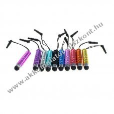 OTB STYLUS Mini �rint�ceruza puha heggyel 3,5mm jack csatlakoz�val sz�nes 10 darabos k�szlet