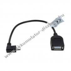 OTB micro USB OTG adapterk�bel (On-The-Go) telefonokhoz, tabletekhez �s hordozhat� vide�kamer�khoz