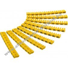 Goobay k�beljel�l� klipszek A-C bet�k 2,8-4,6mm 2,5mm2 3x30db/csomag PVC - Ki�rus�t�s