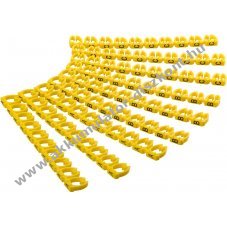 Goobay k�beljel�l� klipszek A-C bet�k 3x30db 5,6-7,4mm 6mm2 PVC - A k�szlet erej�ig