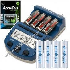 Technoline BC1000 t�lt�k�szlet Panasonic eneloop HR-3UTGB AA 2700mAh 4db/csomag Akkumul�torbox NiMH