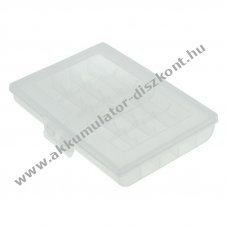 Elemtart� doboz 1-10db AA/AAA elem, Akkumul�tor t�rol�s�hoz