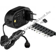 Goobay univerz�lis t�p 5V-15V 8db adapterrel max. 36W �s 3A
