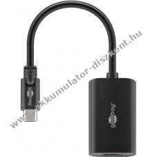 Goobay USB-C HDMI �talak�t� 0,2m 4K 60 Hz USB 3.1 csatlakoz� aljzat