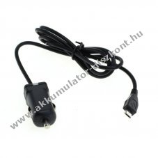 Helyettes�t� aut�s adapter Micro-USB-s , 2.4A, fekete