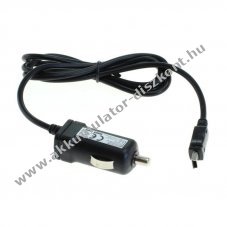 Helyettes�t� aut�s adapter Mini-USB, 2,4A, fekete