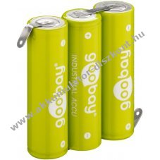 Goobay AA Mignon ceruza Akkumul�tor 3,6V 2100mAh 3db/csomag NiMH