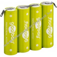 Goobay forrf�les AA Mignon ceruza Akkumul�tor 4,8V 2100mAh 4db/csomag NiMH - A k�szlet erej�ig