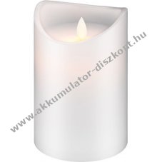 Goobay LED val�di viasz gyertya feh�r 10x15cm id�z�t� 3xAA - A k�szlet erej�ig