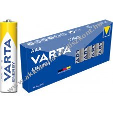 Varta LR03 AAA (Micro) 4103 1,5V 10db/csomag Alkaline