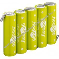 Goobay forrf�les LSD AA Mignon ceruza Akkumul�tor 6V 2100mAh 5db/csomag NiMH