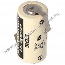 Sanyo l�tium elem CR17335 SE 2/3A Z-form�s forrf�l