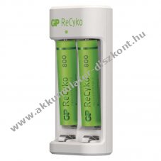 GP AA / AAA ceruza akkumul�tor t�lt�  Eco E211 + 2db AAA GP ReCyko 800 Akkumul�tor - Ki�rus�t�s - A k�szlet erej�ig
