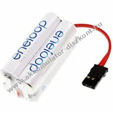 GRAUPNER Eneloop 4/AAA-W Akkumultorpack (AAA) Ni-MN 4.8V, 750mAh,  F2x2 kialakts