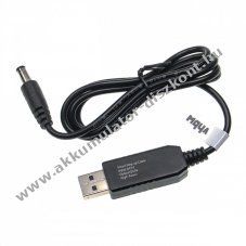 USB tlt kbel 5.5mm x 2.5mm Dc csatlakozval 5V/A3 - 9V/1A