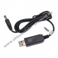 USB tlt kbel 5,5mm x 2,5mm Dc csatlakozval 5V/2A - 9V/0,9A