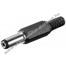 Goobay DC csatlakoz� 2,1mm x 5,5mm hajl�t�sv�d�vel - A k�szlet erej�ig