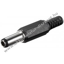 Goobay DC csatlakoz� 2,5mm x 5,5mm hajl�t�sv�delemmel