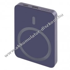 EMOS Powerbank WI 522, 5000mAh, 20W, Wireless tlts, MagSafe compatibilis, kk