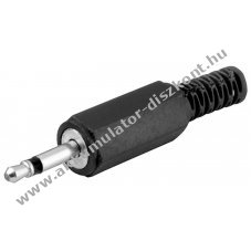 Goobay 3,5mm mono f�m �rintkez�s jack csatlakoz� forraszthat�