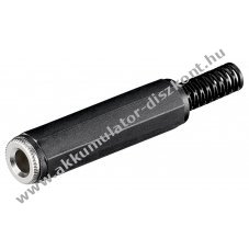 Goobay 6,35mm sztere� jack aljzat 3 p�lus�