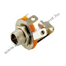 Goobay 6,35mm mono be�p�thet� jack aljzat kapcsol�val nyitott kivitel