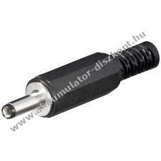 Goobay DC-csatlakoz� 1,3mm x 3,4mm hajl�t�g�tl�val