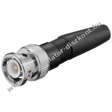 Goobay BNC csatlakoz� m�anyag kupakkal forraszthat� aranyozott �rintkez�vel