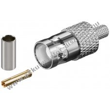 Goobay BNC krimp csatlakoz� RG58/U k�belhez aranyozott pin